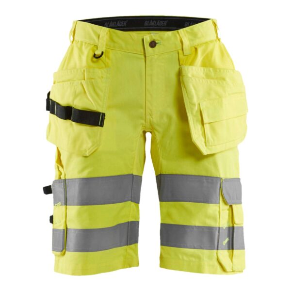 BLÅKLÄDER Arbejdsshorts m/stretch High-Vis gul - C46