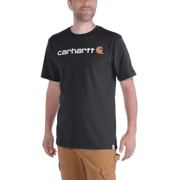 CARHARTT T-Shirt Core Logo S/S Black - S