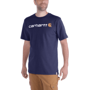 CARHARTT T-Shirt Core Logo S/S Navy - M