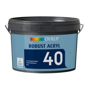 DYRUP Træ og metalmaling Robust Acryl 40 2.5 liter - Hvid (800)