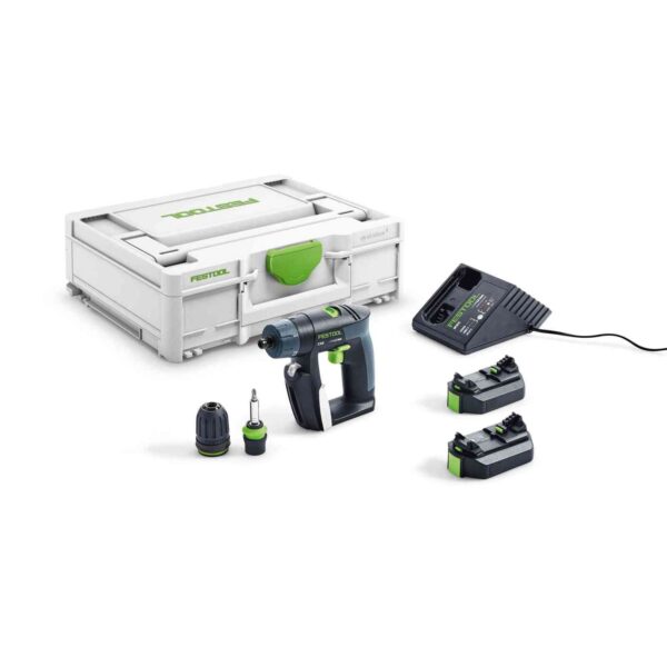 FESTOOL Akku bore-/skruemaskine CXS 2,6-Plus SYSÂ³