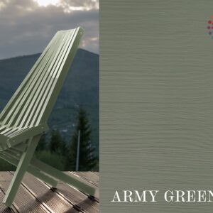 Gjøco Udendørs Træmaling: Army Green 2,7 liter