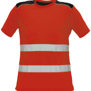 Knoxfield T-shirt refleks Hi-viz rød st. S