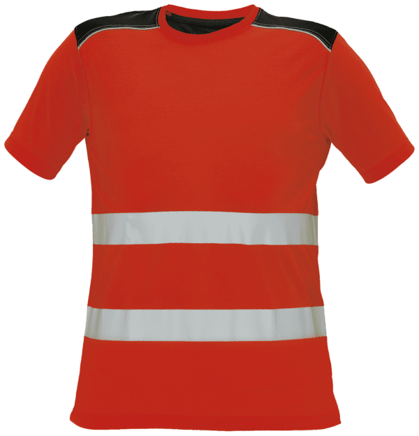 Knoxfield T-shirt refleks Hi-viz rød st. S