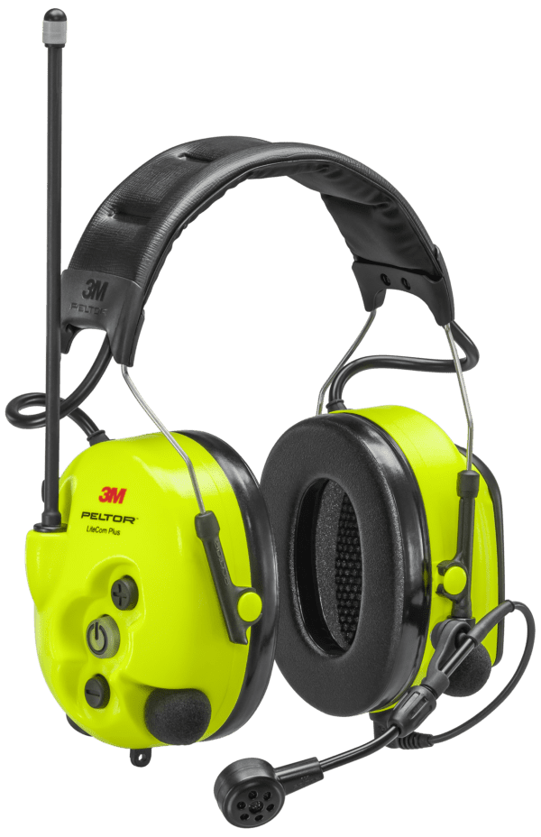 LiteCom+ høreværn/headset m/2vejskomm., hovedbøjle