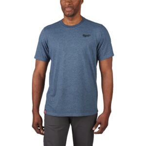 Milwaukee Kortærmet T-shirt hybrid HTSSBLU-S - blå - S