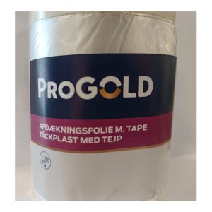 Progold Afdækningsplast m. Tape 550mm x 33M