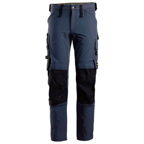 SNICKERS Arbejdsbukser AllroundWork fuldstretch 6371 navy/sort - C148