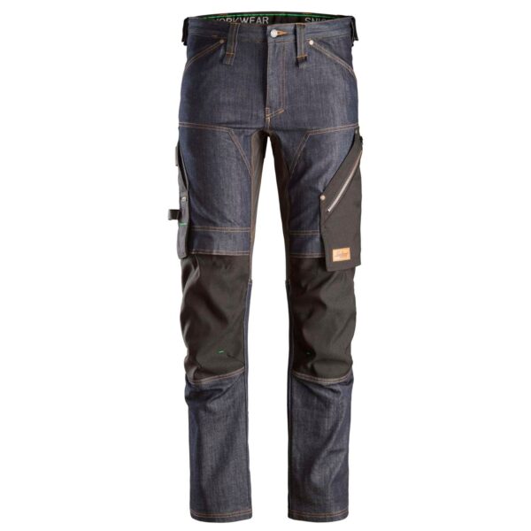 SNICKERS Arbejdsbukser FlexiWork Denim 6956 denim/sort - C48