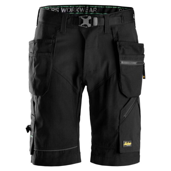 SNICKERS Shorts FlexiWork med hylsterlommer 6904 sort - C50