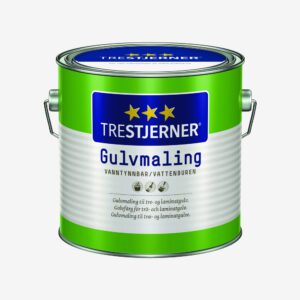 TreStjerner Gulvmaling, Blank - 0,68 liter