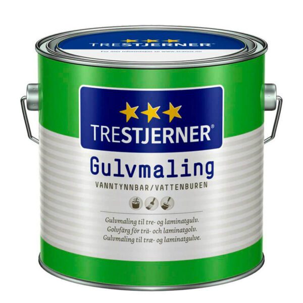 Trestjerner gulvmaling til træ og betong... 9 liter