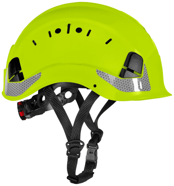 HelmIQ sikkerhedshjelm m/hagerem, vent., hi-vis Gul