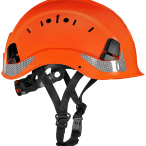 HelmIQ sikkerhedshjelm m/hagerem, vent., hi-vis orange