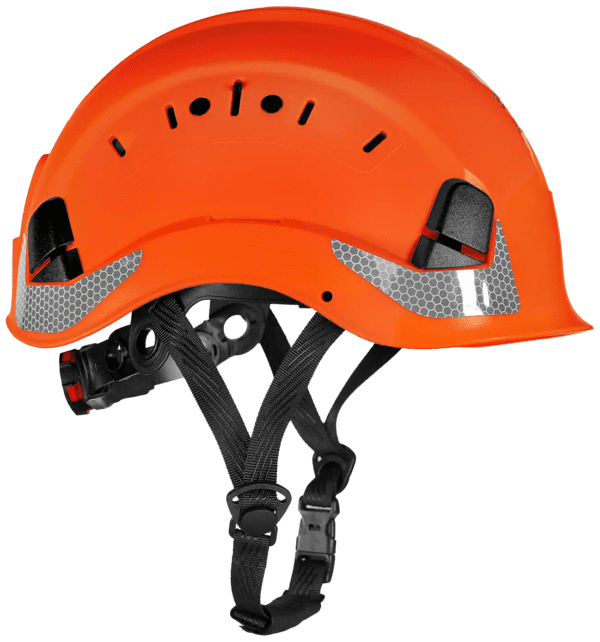 HelmIQ sikkerhedshjelm m/hagerem, vent., hi-vis orange