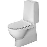 Duravit DuraStyle Nordisk toilet, åben skylle-rand, Wondergliss