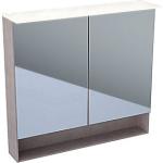 GEBERIT Acanto spejlskab 900x830mm 2 spejllåger eg mystik