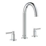 GROHE Atrio New håndvaskarmatur M 3-hulsbatteri. Krom