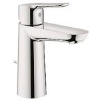 GROHE BauEdge håndvaskarmatur 107mm tud med bundventil. Forkromet