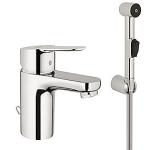 GROHE BauEdge håndvaskarmatur 92mm tud med br/kæde. Forkromet