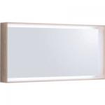 Geberit Citterio spejl 1184x584x140mm med lys, eg beige