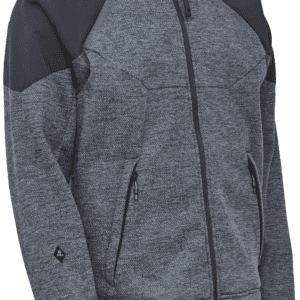 Fleece midlayer jakke 150016 grå melange XS