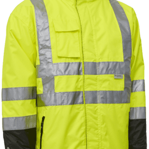 Hi-vis arbejdsjakke 2-i-1 086100R gul/sort Str. XS