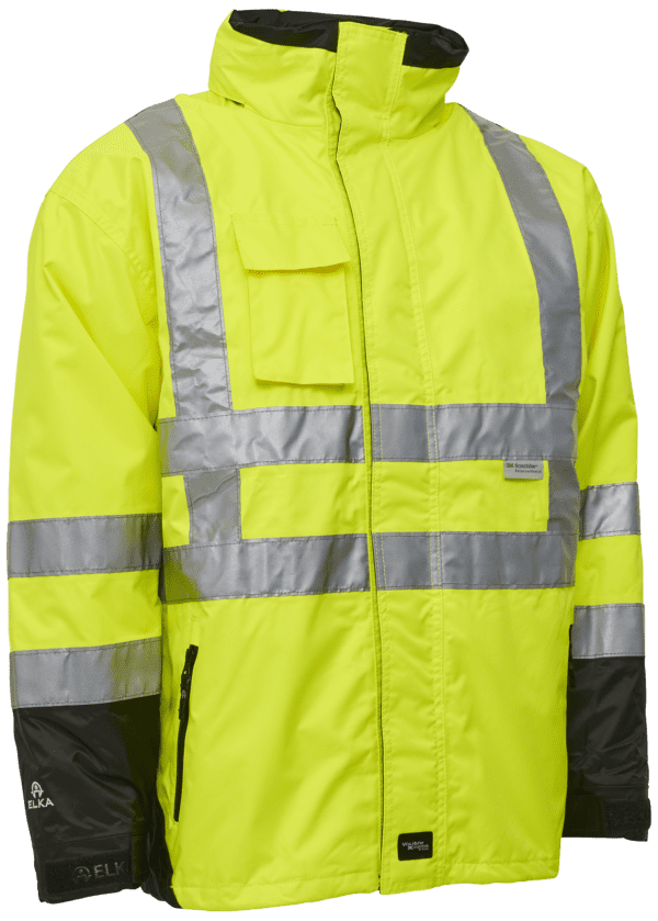 Hi-vis arbejdsjakke 2-i-1 086100R gul/sort Str. XS