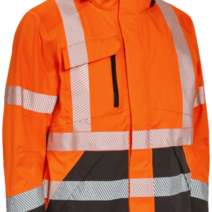 Hi-vis arbejdsjakke stretch 186000R orange/sort Str. XS