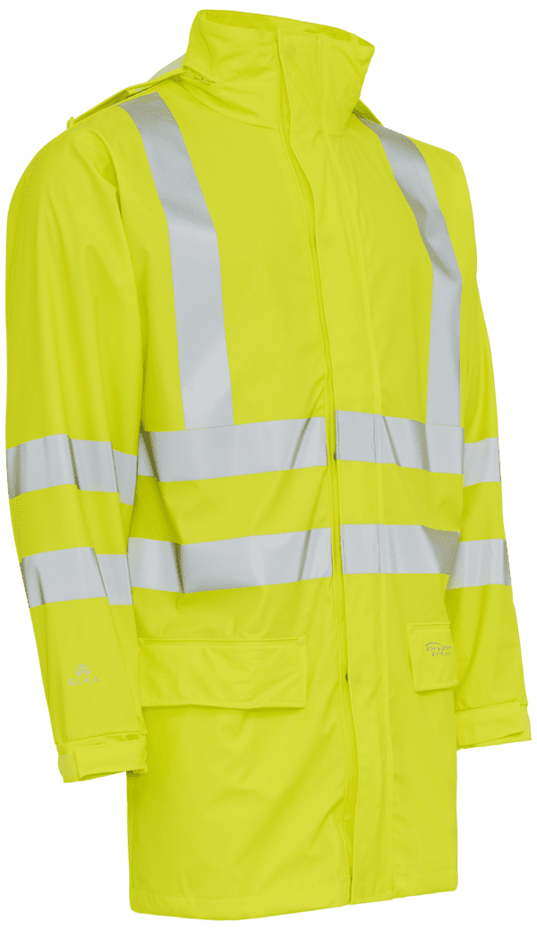 Hi-vis jakke lang m/ refleks 026301R gul Str. XS