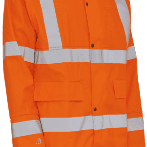 Hi-vis jakke m/refleksstriber 026300R orange Str. XS