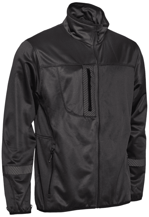 Midlayer zip-in jakke 150015 sort Str. XS