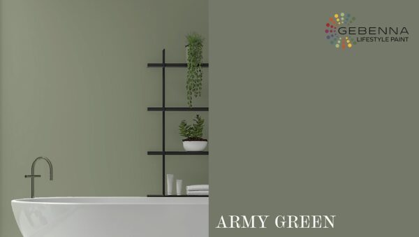 Vådrumsmaling: Army Green 0,68 liter