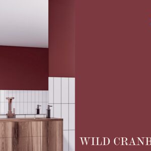 Vådrumsmaling: Wild Cranberry 9 liter