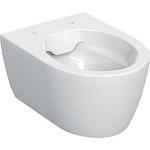 Geberit iCon væghængt toilet, kompakt, skjult montering, Rimfree: T=49cm, Hvid