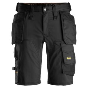 SNICKERS Arbejdsbukser shorts m/hylsterlommer 6141 sort - C52