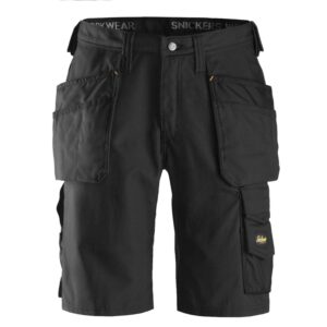 SNICKERS Håndværker shorts m/hylsterlommer 3014 sort - C46