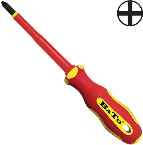 BATO VDE 1000V Skruetrækker PH0 x 60mm.