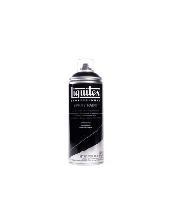 Liquitex Spraymaling, Dækkende Farver-Carbon Black 0337