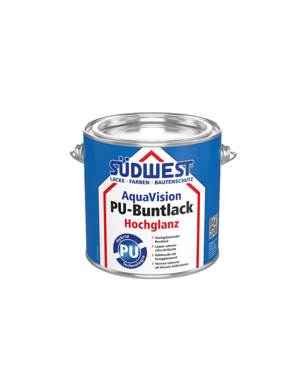 Südwest PU-træmaling - Højglans - 2,5 L